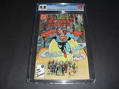 Buy Action Comics #583 CGC 9.8 W/ WHITE PAGES From 1986! DC Alan Moore D82 • 150.92£