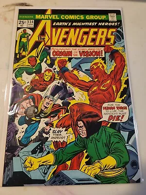 Buy The Avengers #134 MARVEL COMIC BOOK 7.0 V12-80 • 27.18£