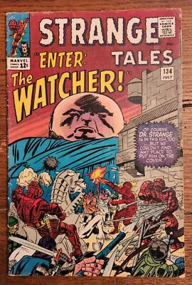 Buy STRANGE TALES #134 Marvel Comics 1965 THE WATCHER CAMEO *KEY*- FN • 35.97£