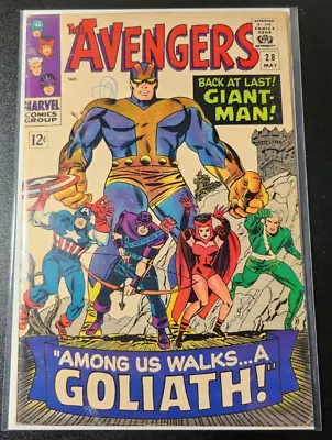 Buy Avengers #28 1st Appearance Of The Collector 1966 Giant-Man Becomes Goliath MCU • 55.34£