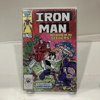 Buy Iron Man Marvel Comics 214 • 3.95£