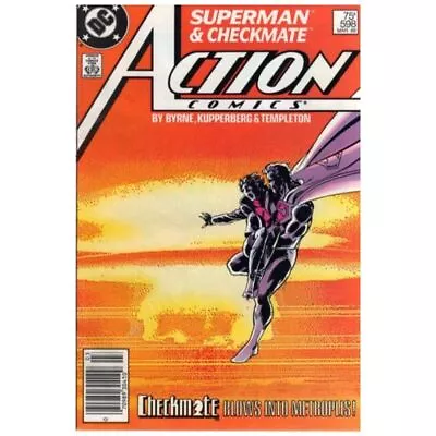Buy Action Comics (1938 Series) #598 Newsstand In Fine + Condition. DC Comics [t. • 3.44£