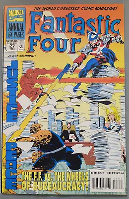 Buy Fantastic Four Annual #27 1994 Mid-High Grade Lots Of 1st Appearances Fire *CCC* • 9.59£