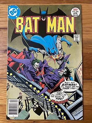 Buy Batman 286 Classic Joker Cover 1977 Aparo Bronze Age DC Comics • 23.66£