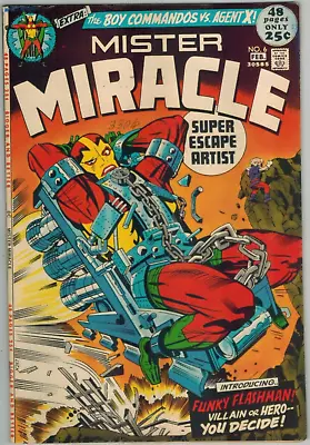 Buy Mister Miracle 6  1st Female Furies & Funky Flashman! Giant  Kirby Fine  1972 DC • 23.68£