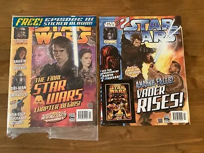 Buy Star Wars #1 + #2 Sealed Bag With Revenge Of The Sith Sticker Album (2005). • 15£