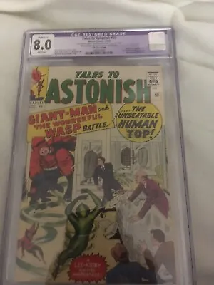 Buy Tales To Astonish 50 Cgc 8.0 ( Restored Grade Slight Cover Touch ) • 350£