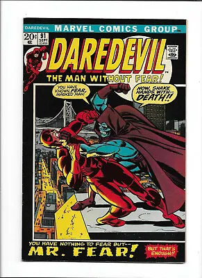 Buy Daredevil #91 [1972 Fn-]  Mr.fear!  • 18.23£