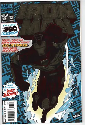 Buy Iron Man #300 Marvel Comics (1993) War Machine Ultimo Iron Woman Kevin Hopgood • 4.80£