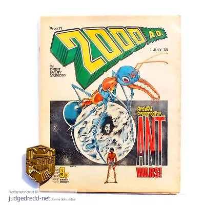 Buy 2000AD Prog 71 72 77 78 84 All 5 Banned Dredd Comics + Bag And Board 1978 UK . • 190£