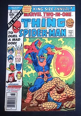 Buy Marvel Two-In-One #2 Marvel Comics The Thing & Spider-Man Death Of Thanos F • 79.99£