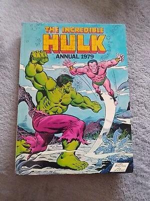 Buy The Incredible HULK Marvel Comics Annual 1979 Hardback Book • 3.50£