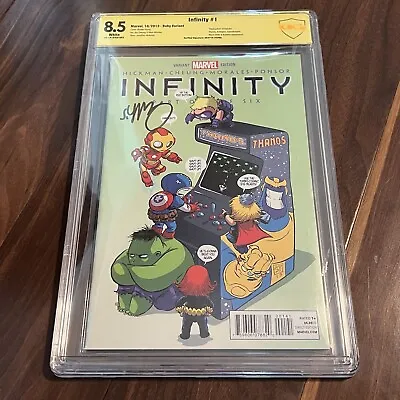 Buy Infinity Gauntlet #1 - Signed By Skottie Young - CBCS Graded 8.5 • 44.14£