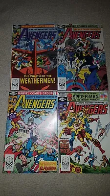Buy Avengers #210-212, #214 Ghost Rider, Dazzler, Moon Knight, Angel New Line-up Vf+ • 10.99£