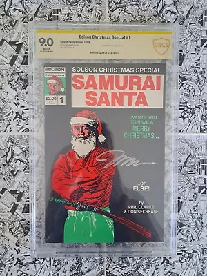 Buy 🔥solson Christmas Special #1 Cbcs 9.0 Wp First Jim Lee Art Signed By Jim Lee🔥 • 554.30£