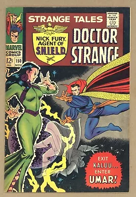 Buy Strange Tales 150 VF John Buscema's 1st Marvel Everett Cover Nick Fury 1967 T634 • 97.24£