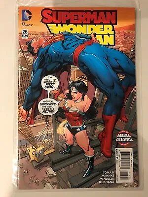 Buy Superman WonderWoman #26 (2016) Neal Adams Cover Variant • 0.99£