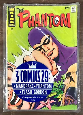 Buy KING COMICS 3-Pack 1967 The PHANTOM #22 MANDRAKE #5 FLASH GORDON #5 Sealed VF/NM • 39.41£