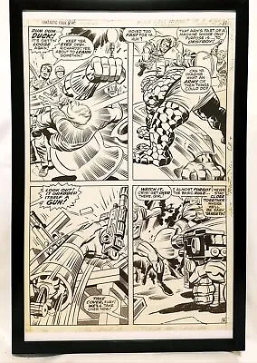 Buy Fantastic Four #84 Pg. 8 By Jack Kirby 11x17 FRAMED Original Art Poster Marvel C • 47.26£