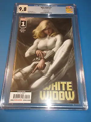 Buy White Widow #1 Artgerm Lau 2nd Print Variant CGC 9.8 NM/M Gorgeous Gem Wow • 42.84£