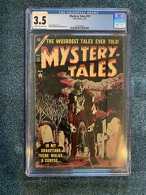 Buy Mystery Tales #19 CGC 3.5 Atlas 1954 • 1,519.09£