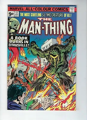 Buy MAN-THING # 17 (A BOOK BURNS In CITRUSVILLE, May 1975) VG+ • 3.95£