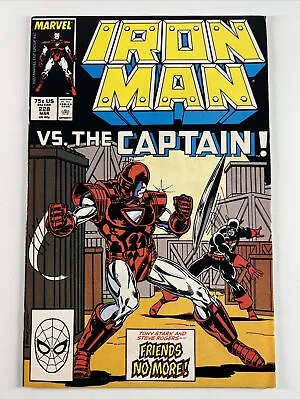Buy Iron Man #228 (1988) Vs The Captain | Marvel Comics • 6.31£