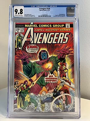 Buy Avengers #129 Cgc 9.8 Mint Kang The Conqueror 1974 Ant-man Quantumania Mcu • 810.92£