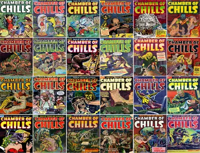 Buy 1951 - 1954 Chamber Of Chills Magazine Comic Book Package - 26 EBooks On CD • 14.15£