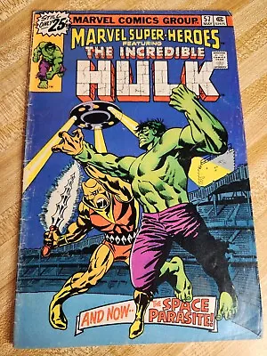 Buy Marvel Super-Heroes #57 Reprints Incredible Hulk #103 Marvel 1976 - GD/VG • 3.93£