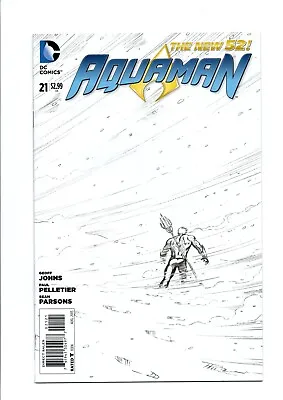 Buy AQUAMAN #21, Sketch Variant,  Vol.7,  New 52, DC Comics, 2013 • 7.99£