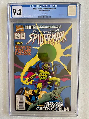 Buy Spectacular Spider-Man #225 CGC 9.2 Variant Cover 1995 - 3-D Holodisk • 47.66£