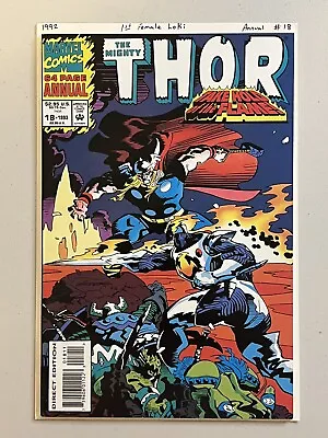 Buy Thor Annual #18  1st Female Loki 1993 Marvel Comics Combined Shipping • 9.54£