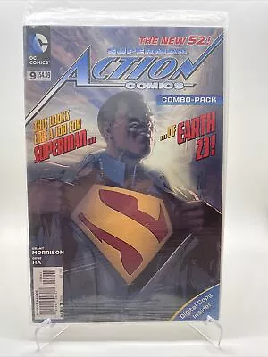 Buy Action Comics #9 New 52 (DC, 2012) 2nd App Calvin Ellis Sealed Combo Poly RARE! • 197.64£
