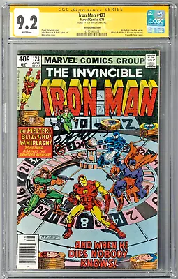 Buy Iron Man #123 CGC SS 9.2 (Jun 1979, Marvel) Signed By Bob Layton, Newsstand • 118.25£