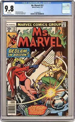 Buy Ms. Marvel #13 CGC 9.8 1978 1618306019 • 166.03£
