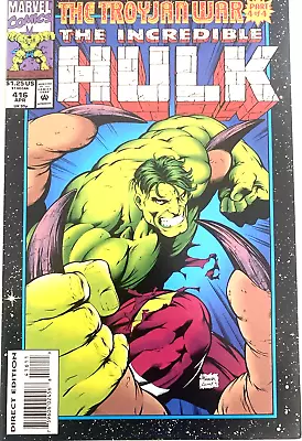 Buy The Incredible Hulk # 416. 1st Series.  Marvel Comics. April 1994. Vfn 8.0 • 3.69£
