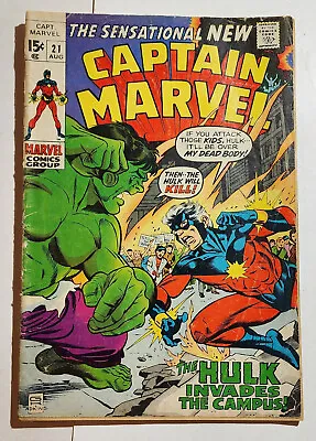 Buy CAPTAIN MARVEL #21 With The HULK - I Combine Shipping • 5.02£