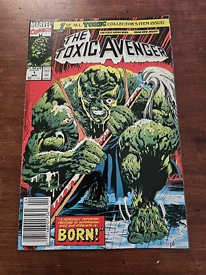 Buy Toxic Avenger Vol. 1 #1 Marvel Comics Comic Book Newsstand April 1991 • 23.71£