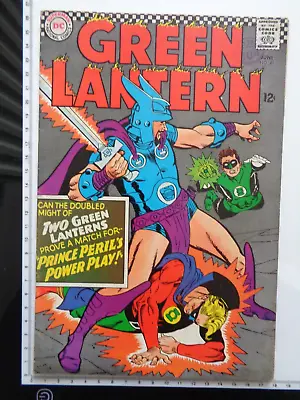 Buy Dc Comics . Green Lantern #45 June 1966 - Gil Kane Art . Please Read Description • 27£