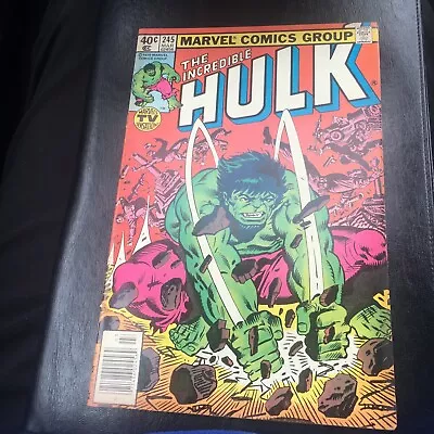 Buy Incredible Hulk 245 (Marvel 1979) Newsstand, Key Issue! 1st App Super Mandroid • 15.80£