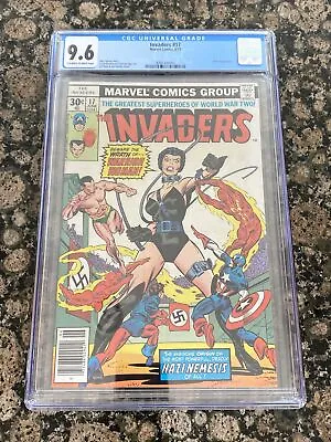 Buy Invaders #17 CGC 9.6 Nazi Warrior Woman Captain America Marvel Comics 1977 • 393.39£
