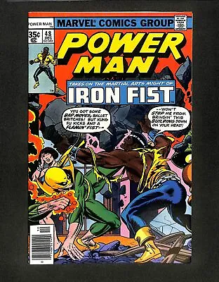 Buy Power Man And Iron Fist #48 NM- 9.2 1st Luke Cage And Danny Rand Meeting! • 29.25£