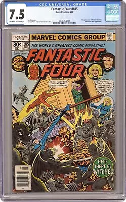 Buy Fantastic Four #185 CGC 7.5 1977 4078764003 • 71.51£