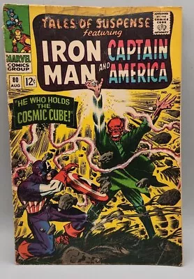 Buy Tales Of Suspense #80 - Iron Man Captain America Marvel 1966 Comics • 15.99£