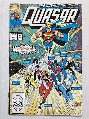 Buy Quasar #17 1989 1990 1st Fast Forward Buried Alien Barry Allen Flash Marvel Vf+ • 14.96£