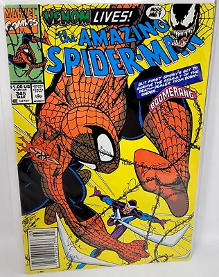 Buy Amazing Spider-man #345 Carnage Symbiote 1st Appearance *1991* Newsstand 8.5 • 18.92£