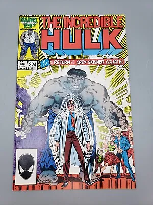 Buy The Incredible Hulk Vol 1 #324 Oct 1986 The More Things Change Marvel Comic Book • 15.82£
