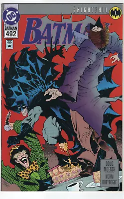 Buy BATMAN #492 PLATINUM VARIANT 1993 DC Comics KNIGHTFALL Bane • 39.97£
