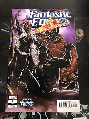 Buy Fantastic Four #1 (2018) Mark Brooks Cover Storm Black Panther Marvel Comics • 10.82£